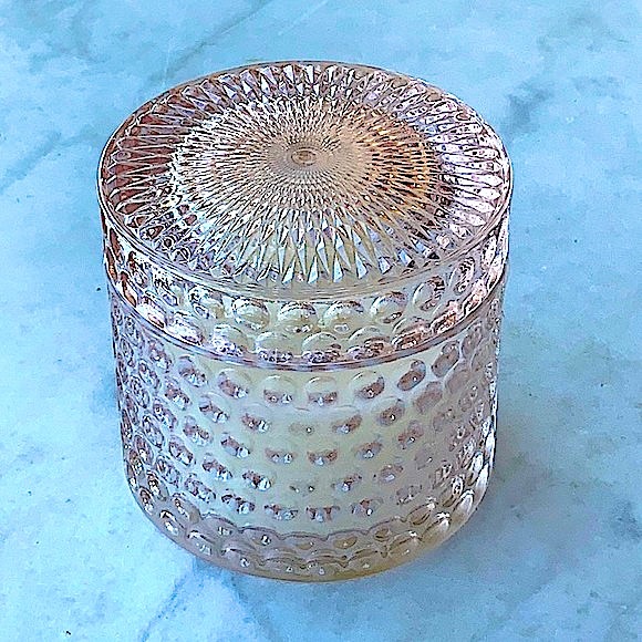 SUSAN JACOBS NEW YORK CANDLE SPRING GRAPEFRUIT NEW 1 WICK GRAPEFRUIT CRYSTAL 5.6 - Picture 2 of 4